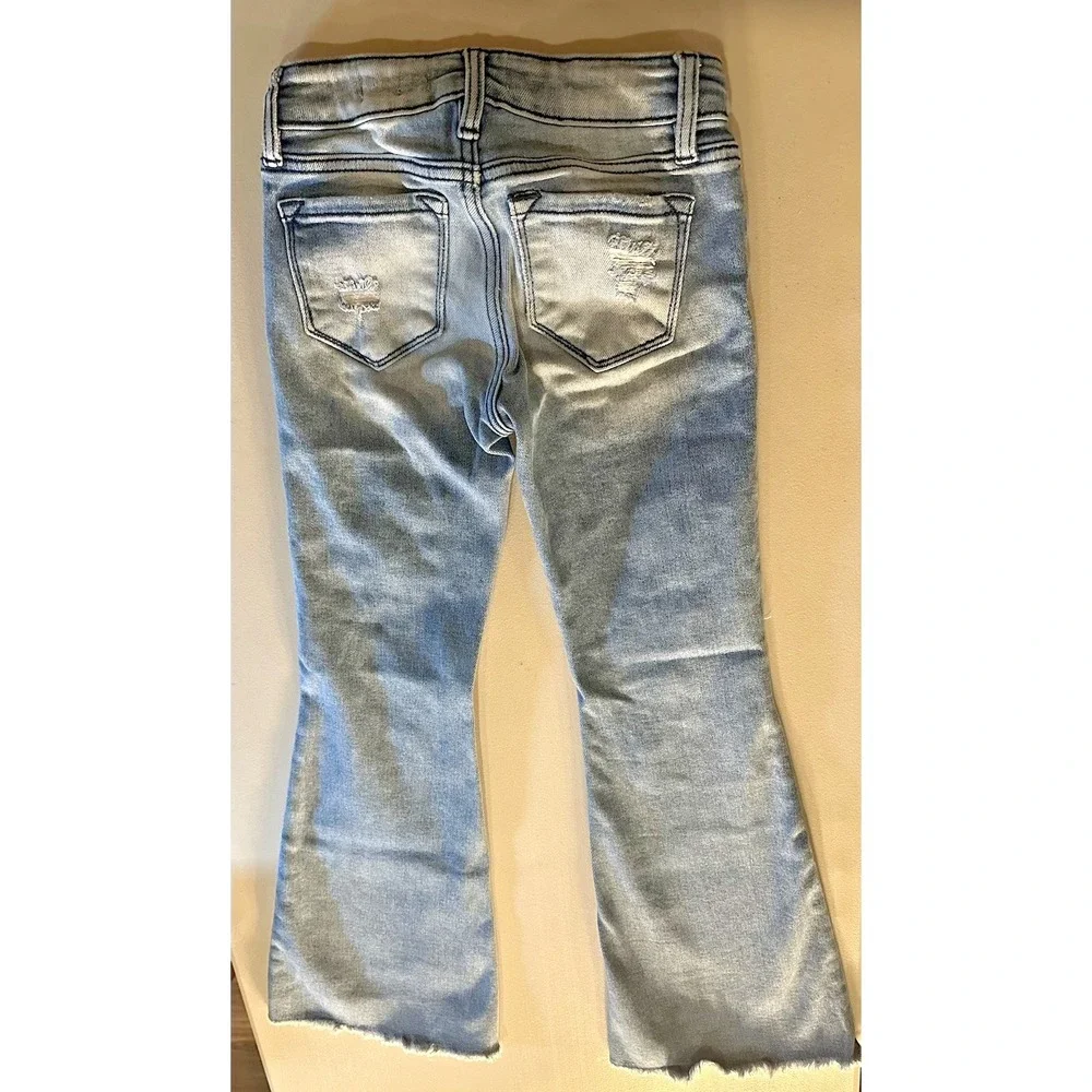 Girls Kancan Signature Mid-Rise Flare Jeans - Size 10